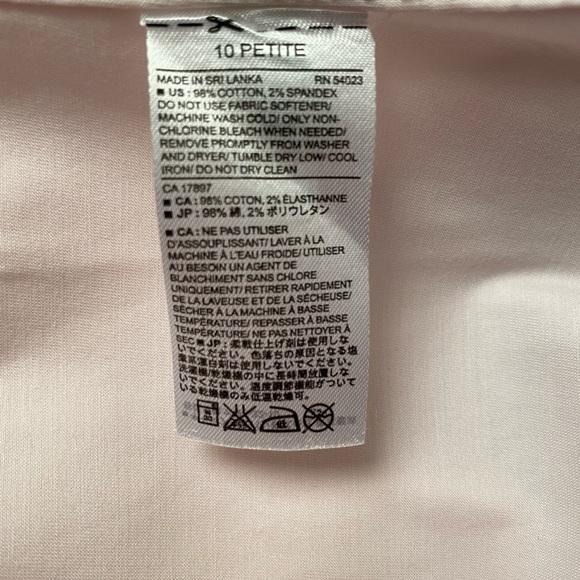 Banana Republic Tailor Fit Button Down Shirt 10P - Picture 2 of 3